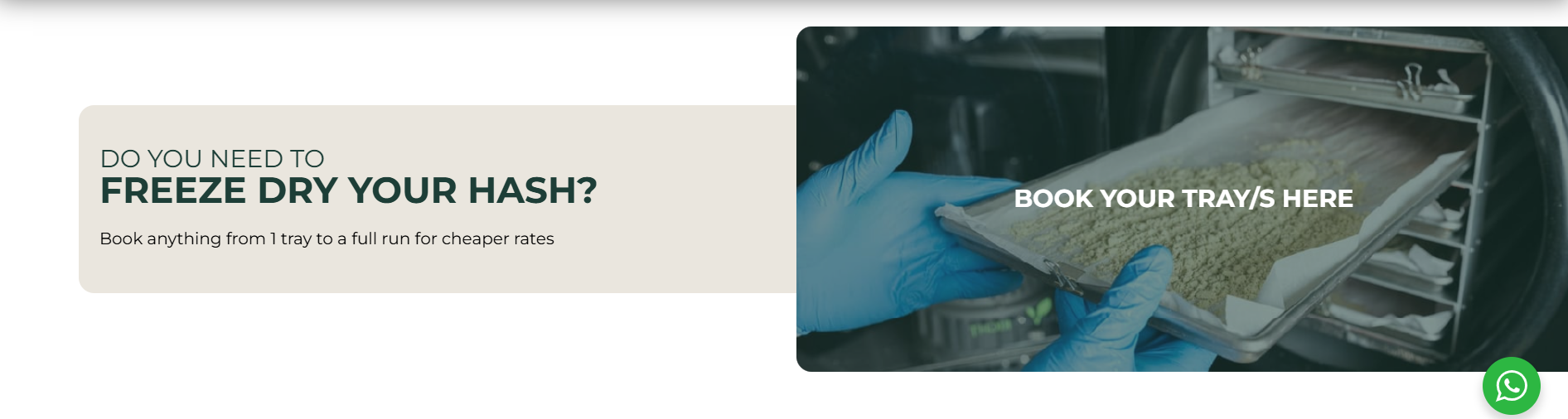 Featured image for “Freeze Drying Service Johannesburg: Book A Tray At African Smoke”