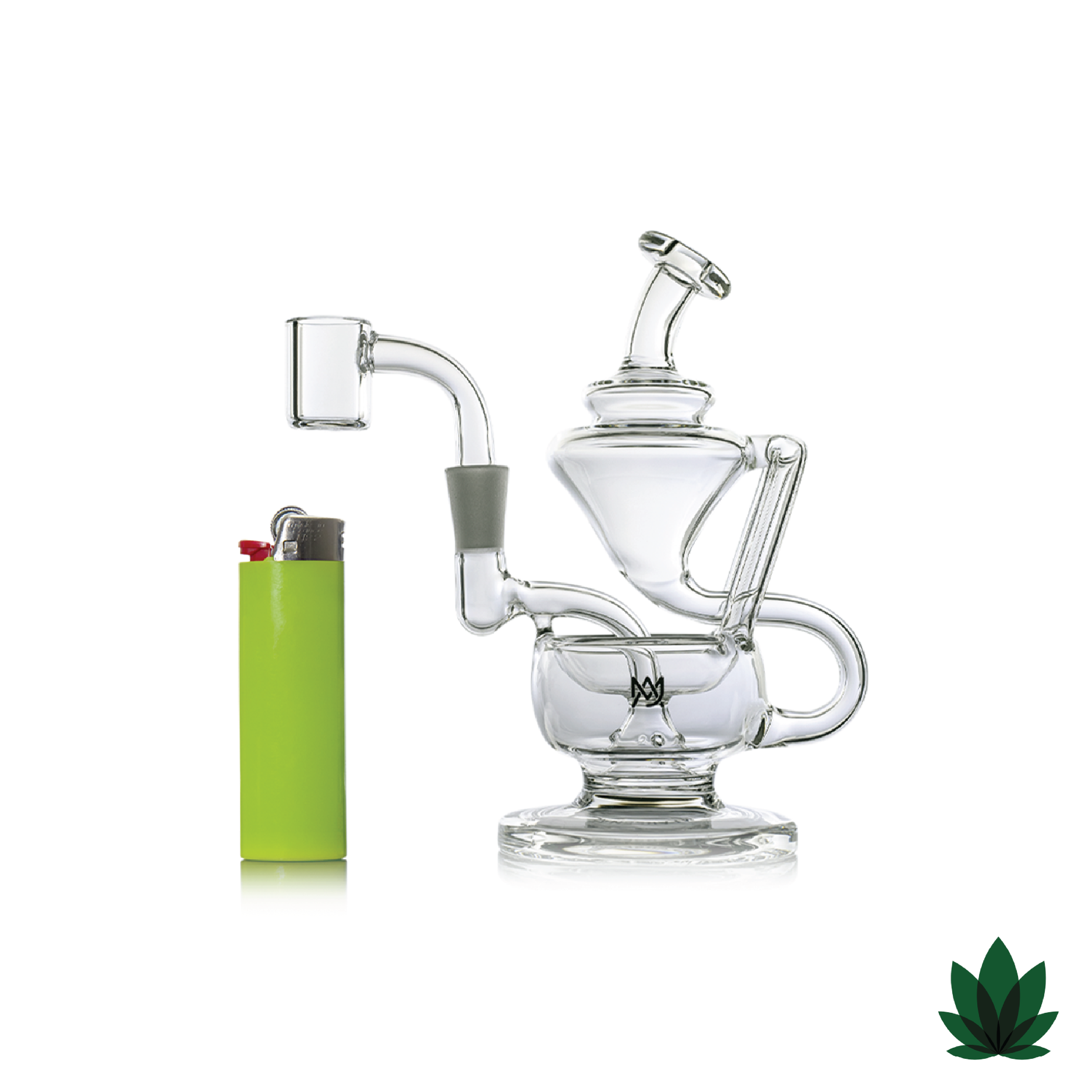 Claude Mini Dab Rig Size Comparison