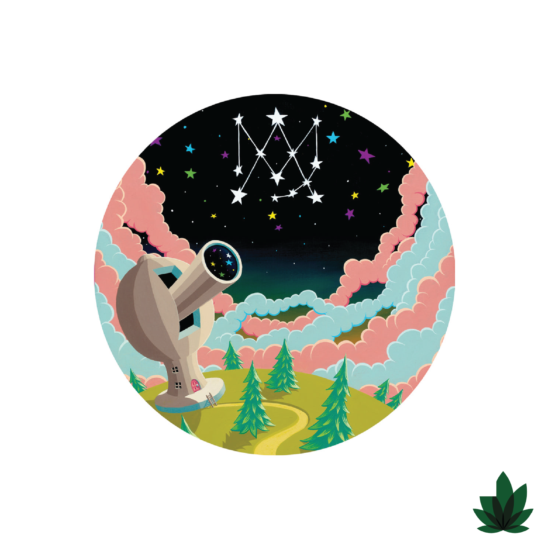 MJA Starry Night Dab Mat